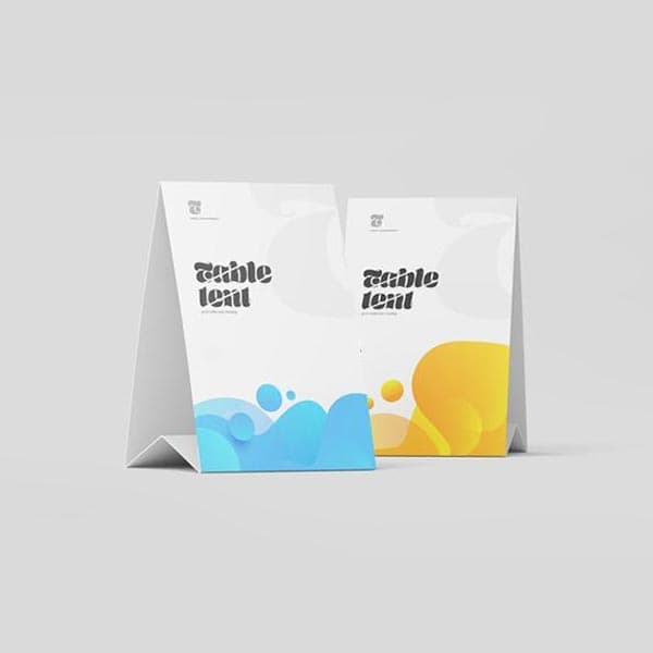 Table Tents 2