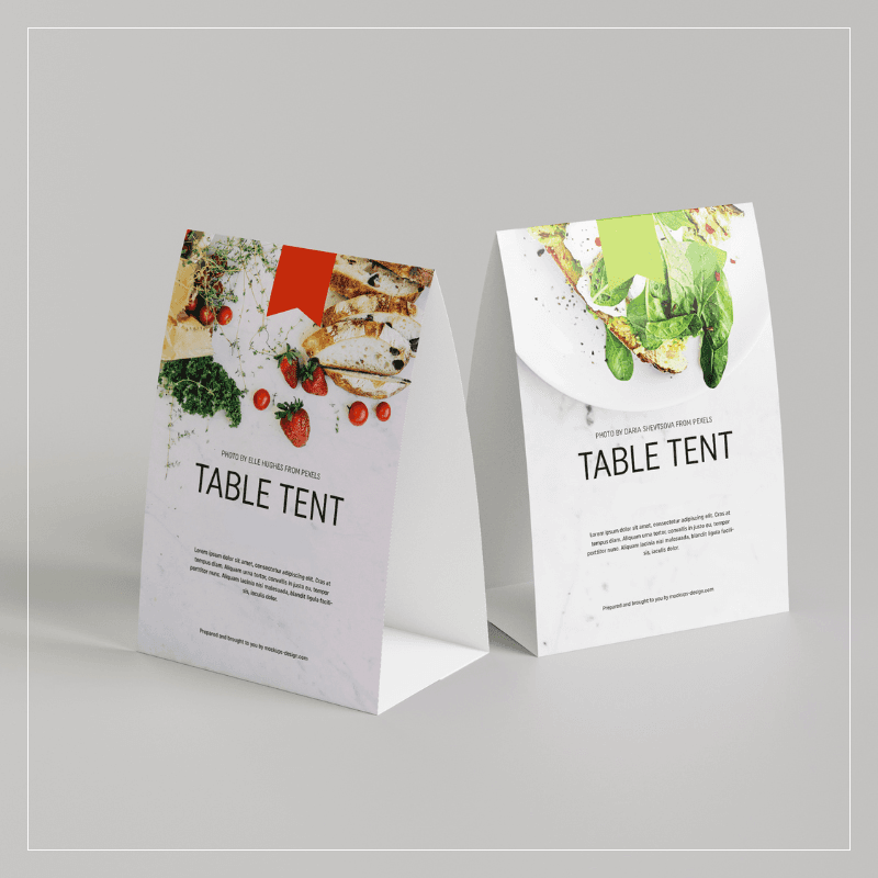 Table Tents 4